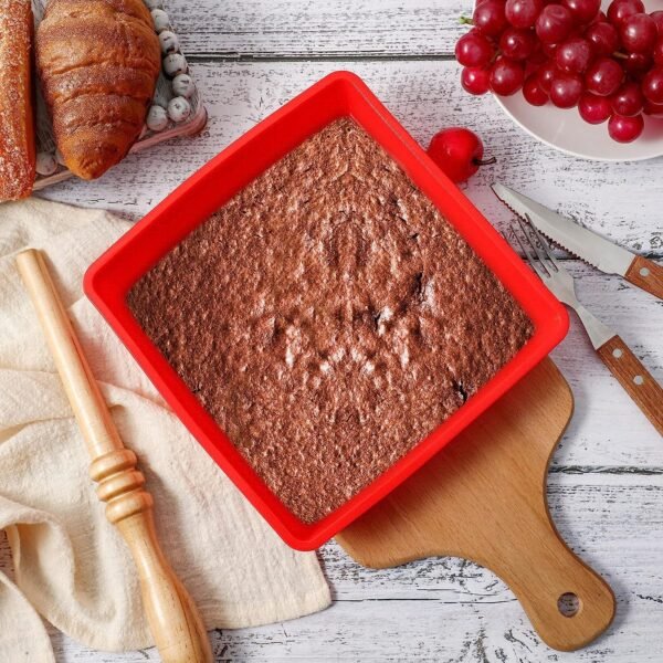 MoldBerry Square Shape Cake Mould Silicon